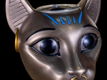 Bastet Head Candleholder Online Sale