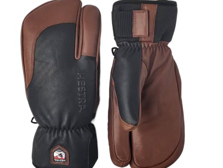 Hestra Leather Topo 3 Finger Glove on Sale