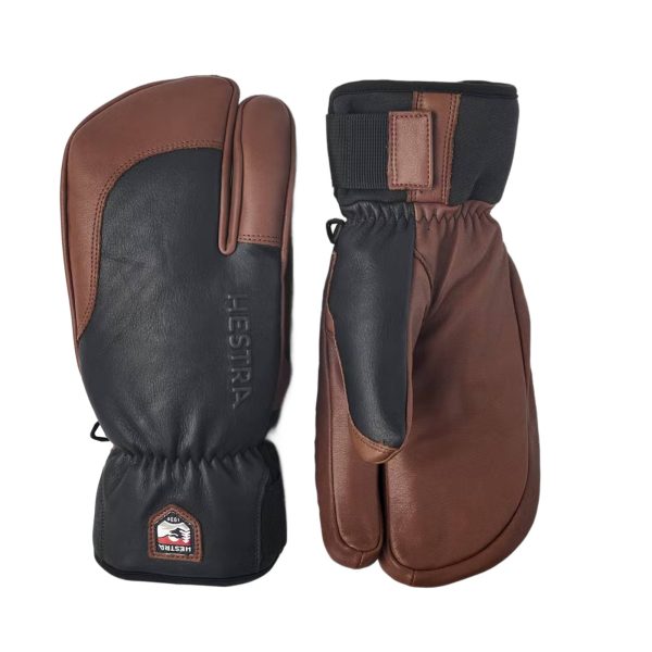 Hestra Leather Topo 3 Finger Glove on Sale