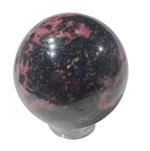 Rhodonite Sphere, Brasil For Cheap