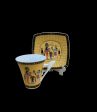 Thoth with Pharaoh Tea Cup and Saucer Set Hot on Sale