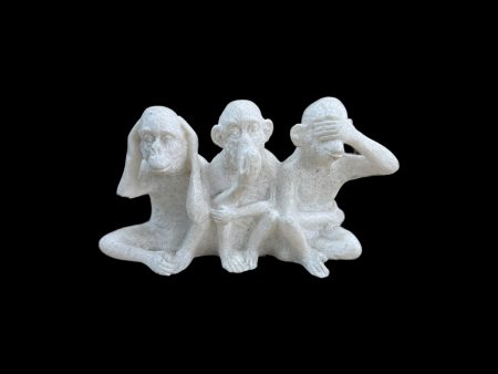 Three Wise Moneys Statue - Made in Egypt For Discount