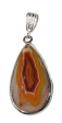 Faceted Agate Pendant w  Chain Fashion