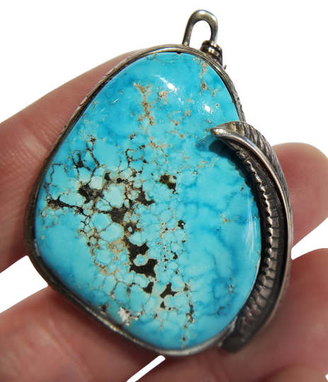 Turquoise and Silver Pendant Sale