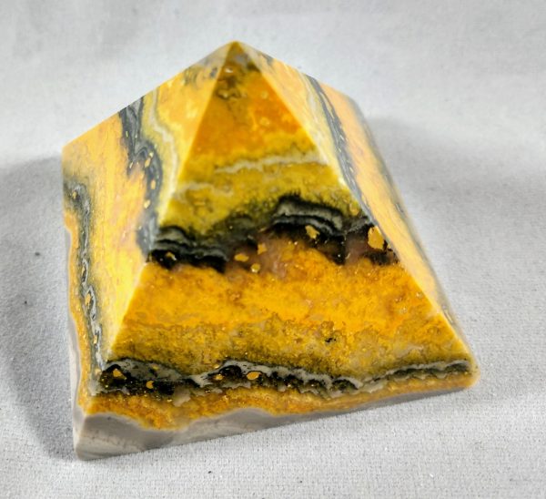 Bumblebee Jasper Pyramid For Sale