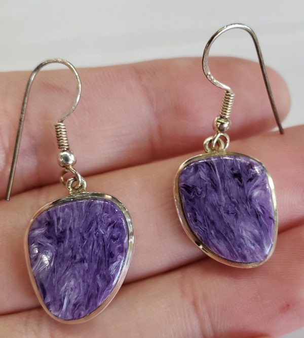 Charoite Earrings Online Hot Sale