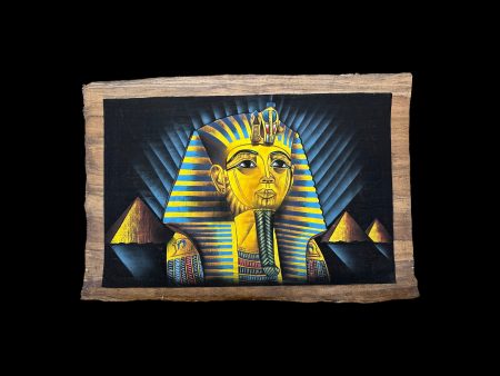 King Tutankhamun Papyrus - 100x70cm Online Sale