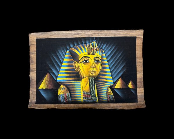 King Tutankhamun Papyrus - 100x70cm Online Sale