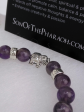 Amethyst Bracelet with Elephant Supply