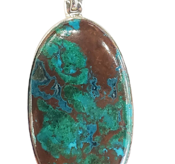 Chrysocolla Malachite Pendant Cheap