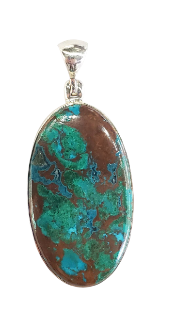 Chrysocolla Malachite Pendant Cheap