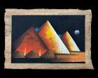 Pyramids of Giza Papyrus - 100x70cm For Sale