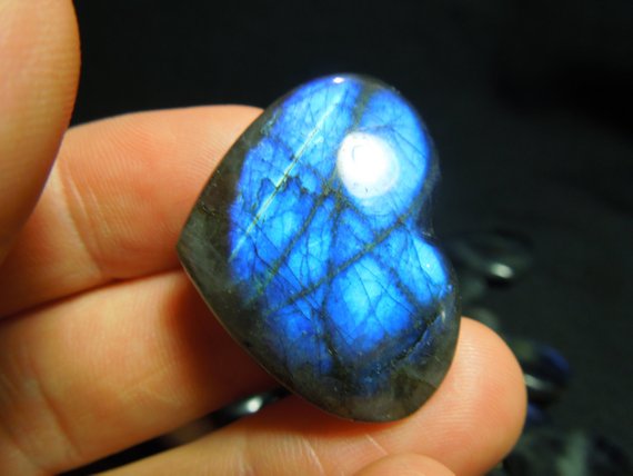 Blue Labradorite Heart Hot on Sale