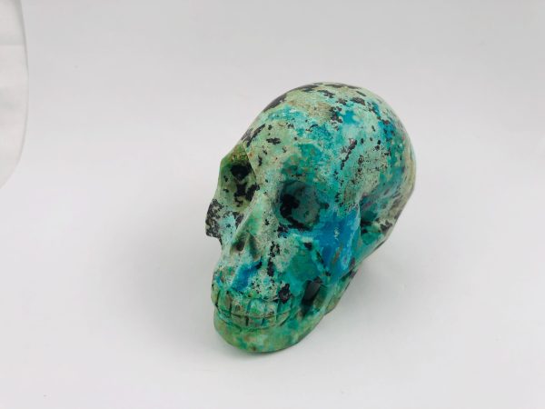 Chrysocolla Skull Cheap