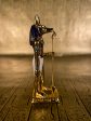 Gold Anubis Mini Statue - Pewter Hot on Sale