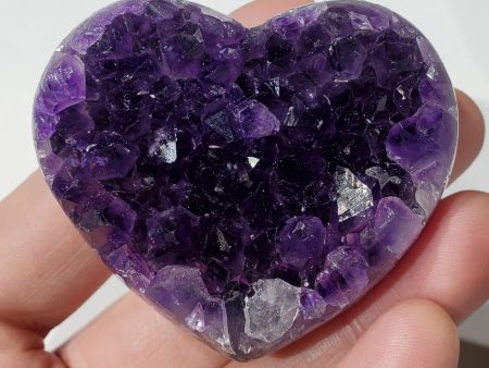 Amethyst Geode Heart, Uruguay Fashion