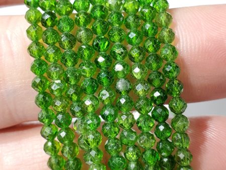 Faceted Chrome Diopside Bracelets, Russia on Sale