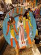 Horus and Queen Nefertari Plate - Large Sale