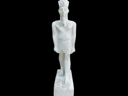 Alabaster Pharaoh Statue - Made in Egypt For Cheap