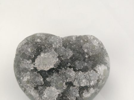 Black Quartz Stalactite Heart, Uruguay Sale