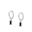 Aritos Quo Black (plata y oro) Cheap