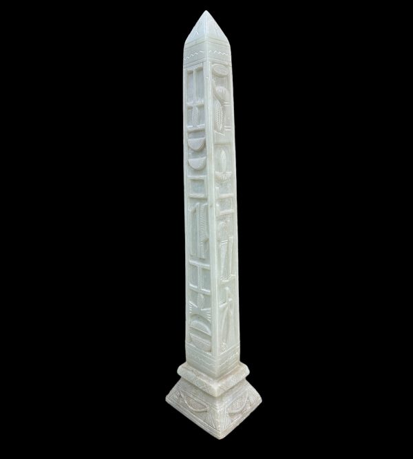 Egyptian Obelisk - Handcarved Soapstone Hot on Sale