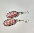 Rhodochrosite Earrings, Sterling Silver For Cheap