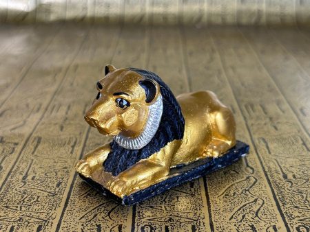 Egyptian Lion Mini Statue Discount