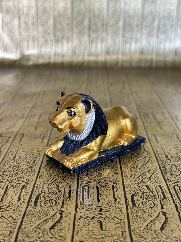 Egyptian Lion Mini Statue Discount