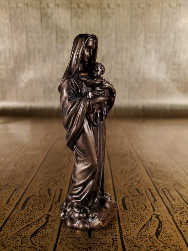 Madonna and Child Mini Statue For Sale