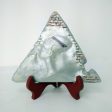 Nefertiti Pyramid - Ancient Egyptian Queen Nefertiti on Ceramic Pyramid Plaque - With Stand Online Sale