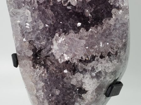 Amethyst Stalactite Formation on Custom Metal Stand (Uruguay) on Sale