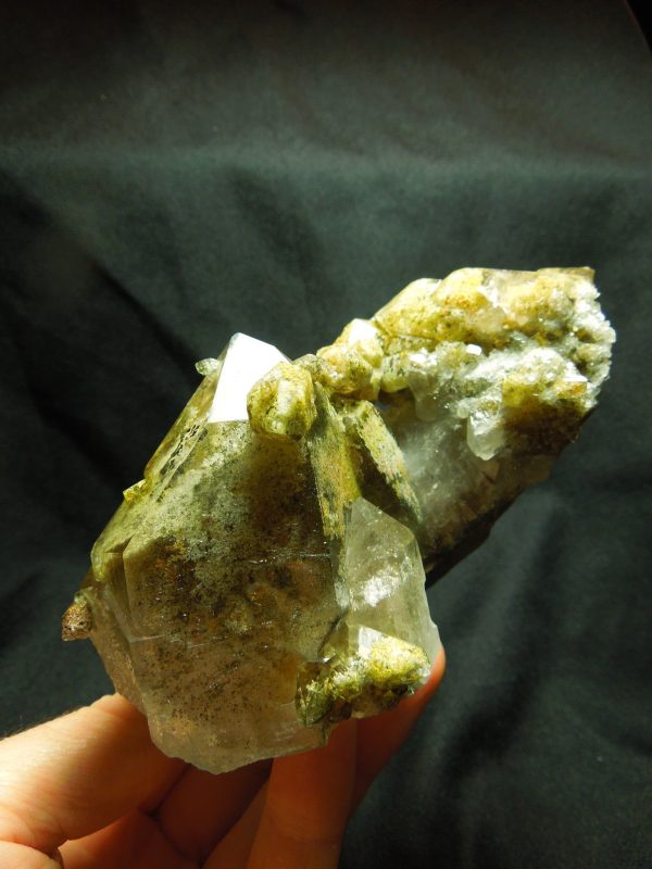 Chlorite Quartz Cluster, Lodolite Online now