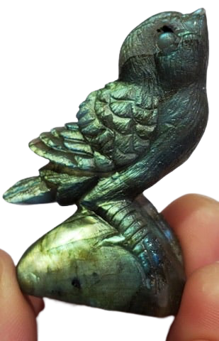 Labradorite Bird Carving on Sale