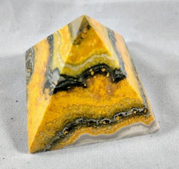 Bumblebee Jasper Pyramid For Sale