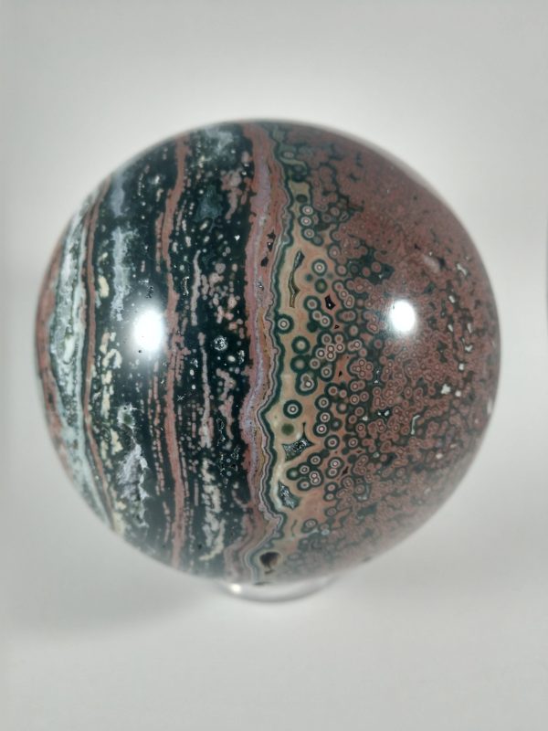 Ocean Jasper Sphere, 2.37 lbs. Discount