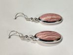 Rhodochrosite Earrings, Sterling Silver For Cheap