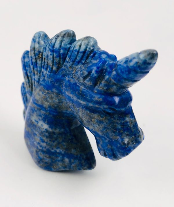 Lapis Unicorn Carving For Cheap