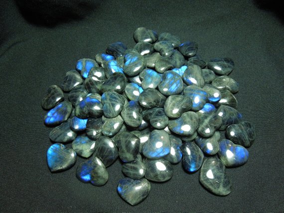 Blue Labradorite Heart Hot on Sale