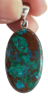 Chrysocolla Malachite Pendant Cheap