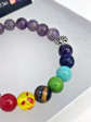 Amethyst Chakra Bracelet with Tree of Life on Sale