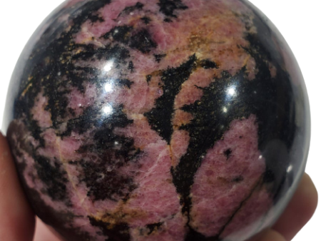 Rhodonite Sphere, Brasil For Sale