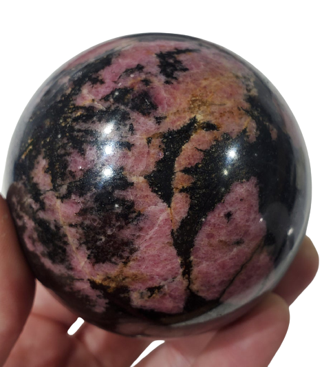 Rhodonite Sphere, Brasil For Sale