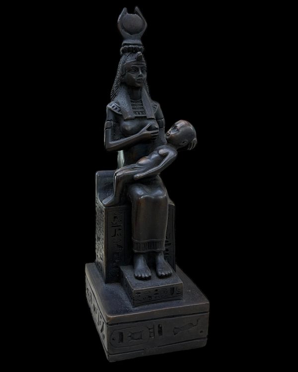 Isis Nursing Horus Statue on Sale