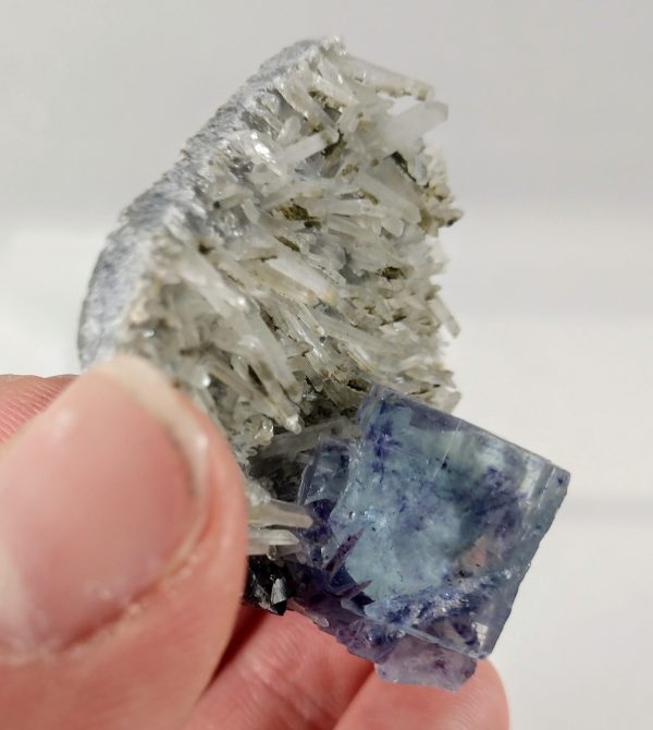 Fluorite on Quartz Hot on Sale