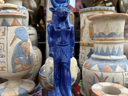 Hathor Statue - Handmade in Egypt For Discount