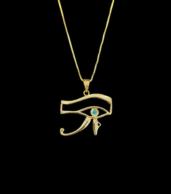 18k Eye of Horus Pendant Online Sale