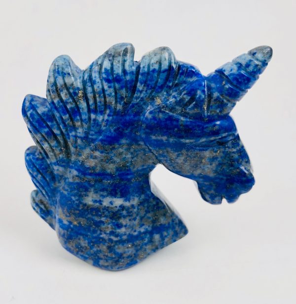 Lapis Unicorn Carving For Cheap