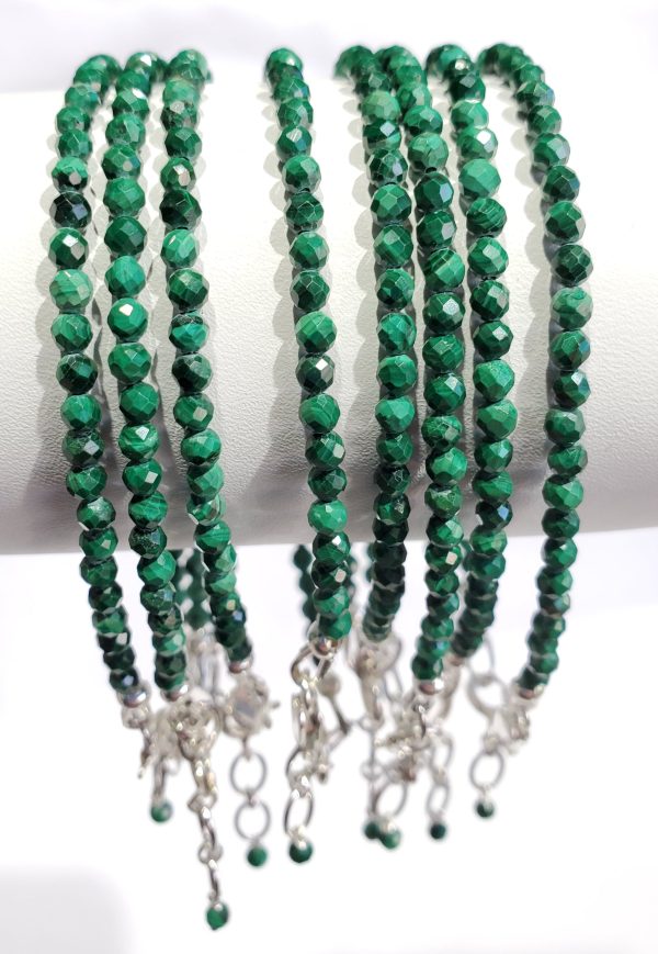 Faceted Malachite Bracelet Discount