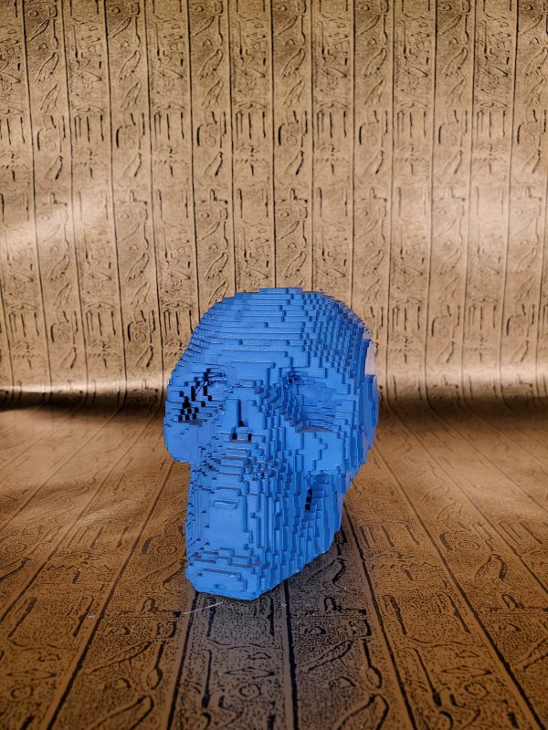 Blue Pixel Skull Online Hot Sale